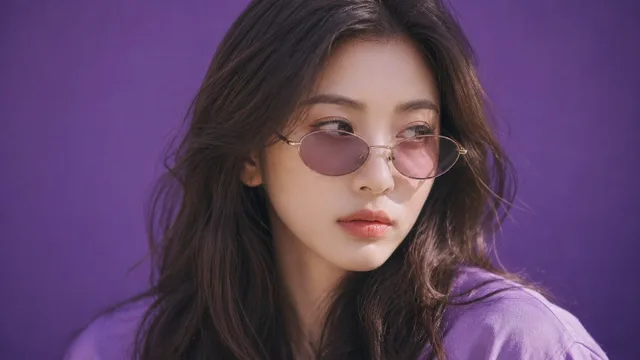 A pure purple background really has a special kind of attraction 💜💜💜
